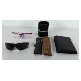 Mixed lot, includes Spartan mowers koozie, note