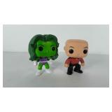Funko Pops, includes Star Trek: The Next