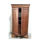 Double door entertainment center. Door fold all