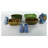 Ceramic planters, includes hanging planter, shoe