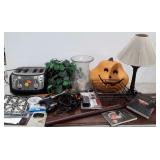 Krups toaster, home decor, lamp, Jack-o-lantern,