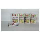 Taste of Home magazine collection in binders.