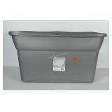 30 gallon Sterlite Storage tote with lid, lid is