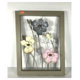 Metal wall sculpture, 19x24