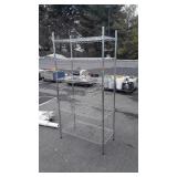Metro type stainless shelf, 36x18x72" tall