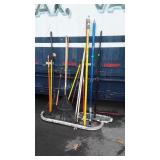 Tools Group includes rake, extension handles,