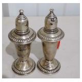 sterling weighted salt and pepper shakers