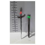 Dagger with sheathing