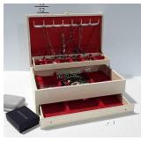 Jewelry box and content to include rings,