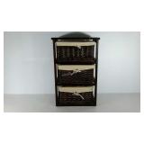 Three drawer storage