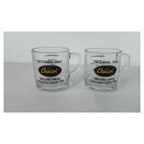 Capital records glasses, 3 1/2" H