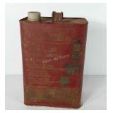 Advertising, 10" Coleman gasoline can