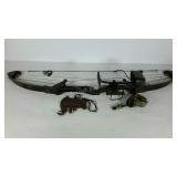 BEAR compound bow with quiver, arm guard , sites