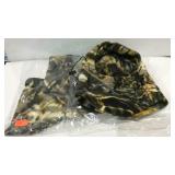 Two Camo face covers with tags