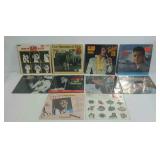 Ten ELVIS record albums with jackets. Some from