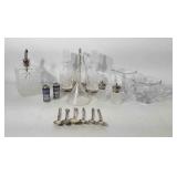 Dinnerware, salt and pepper shakers, cream and