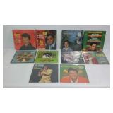 Ten ELVIS record albums with jackets. Some from