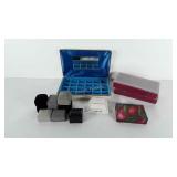 Jewelry boxes/organizers in various sizes, one