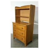 STANLEY Furniture three drawer dresser with upper