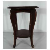 Wooden plant stand. 18" tall and 14" across, Has