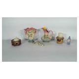 Home decor: Hall Pottery vase and pitcher (both