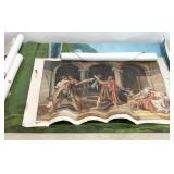 Loose paintings on canvas, variety of sizes and