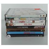 DVDs, includes The Ugly Truth, Pink Panther,