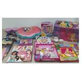 Toys, Disney Princesses books, craft supplies,