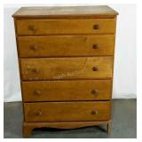Chest of drawers, 44" tall, damage as shown