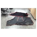 Two 64" horse blankest, Jacks and Blue Ribbon