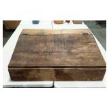 Counter or table top, flip-up desk with interior