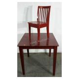 Laminate furniture, table and child