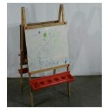 Melissa and Doug chalkboard easel, whiteboard on