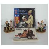 Norman Rockwell figurines: The Toymaker & The