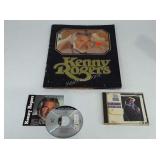 Kenny Rogers souvenir scrapbook and two CDs
