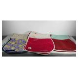 Six horse saddle pads, Tuff Rider, Lettia, and