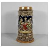 Ceramarte beer stein, 8" tall