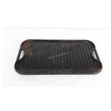 Lodge cast iron reversible grill & griddle, 20x10"