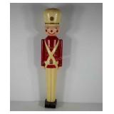 Poly nutcracker yard decor, 31.5" tall
