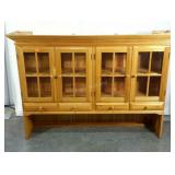 Hutch, 16 x 65 x 64, possible water damage on top