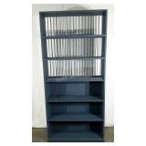 Display rack, maybe for plates, 80"tall, 11 1/2"