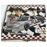 Nascar Kevin Harvick cotton throw, 52x60, needs
