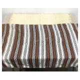 Woven throws, multicolored 74x52, beige waffle