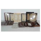Frame lot.  Sizes range from 4x6 to 8x11.5