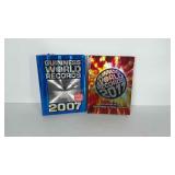 Two Guinness world record books from 2007 & 2011.
