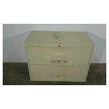 Metal file cabinet, 18 x 36 x 28, marked as shown