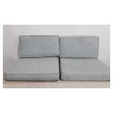 Patio furniture cushions, two seats 29x29 and two