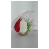 4 inch tall art glass fish.