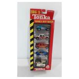 Die cast metal tonka off-road vehicles, in box,