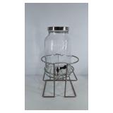 Beverage dispenser with stand
